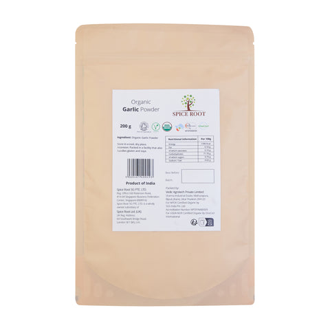 Spice Root Organic Garlic Powder 200g