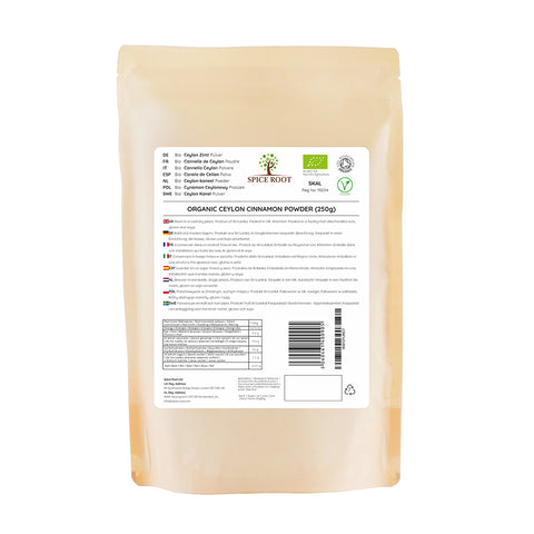 Spice Root Organic Ceylon Cinnamon Powder 250g